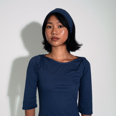 LUCKY HAIR SCARF (Blue)