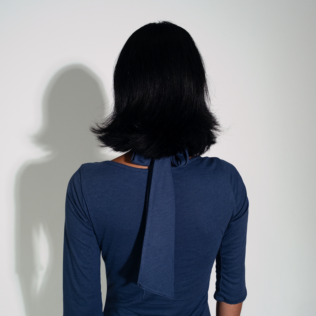 LUCKY HAIR SCARF (Blue)